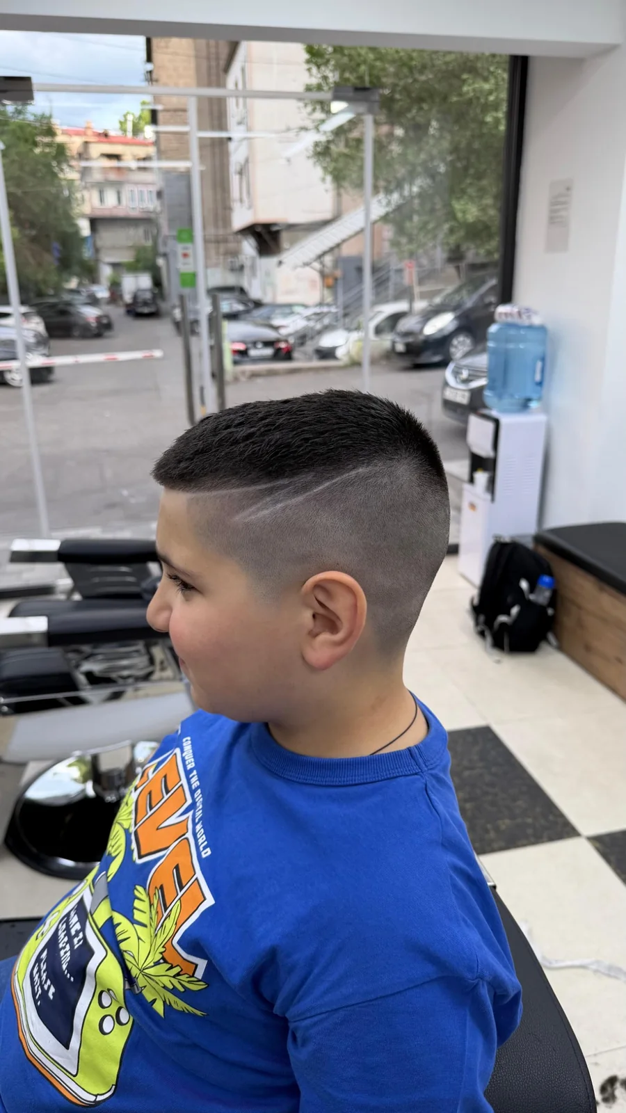 Kids haircut at Cut Zone